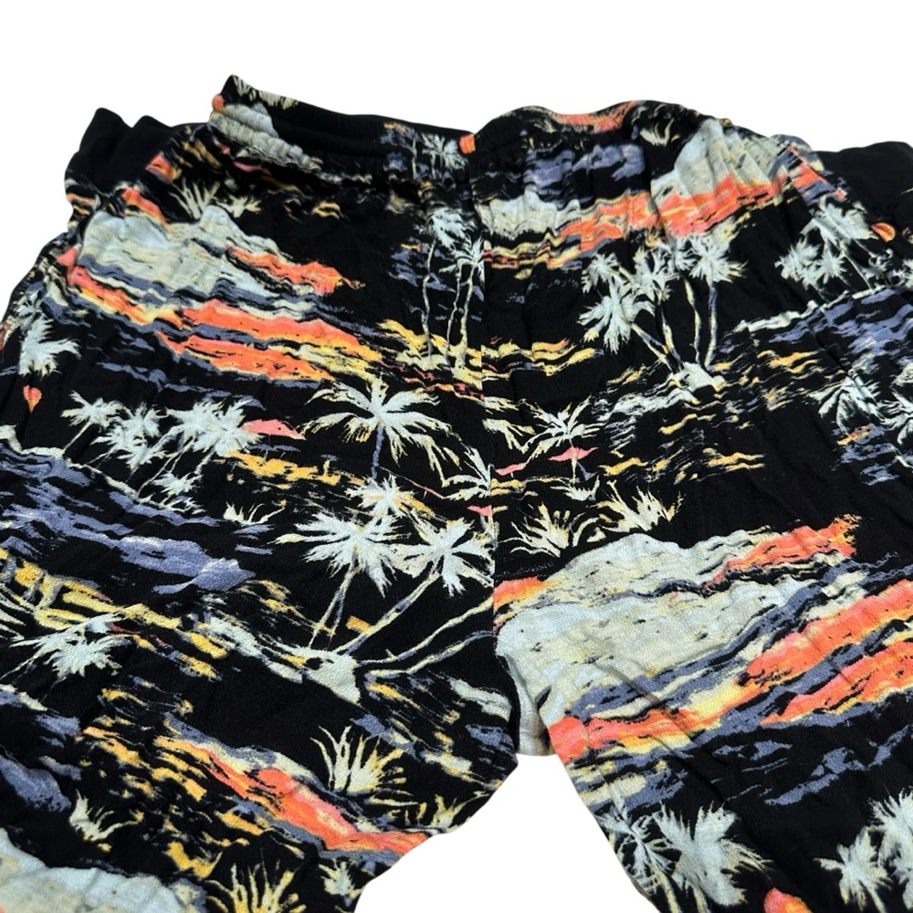 Free People Blue Lagoon Palazzo Tropical Pants Multicolor Wide Leg Medium - Picture 12 of 16